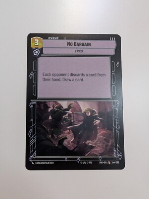 Star Wars: Unlimited - No Bargain: Trick - Shadows of the Galaxy NM/M Condition