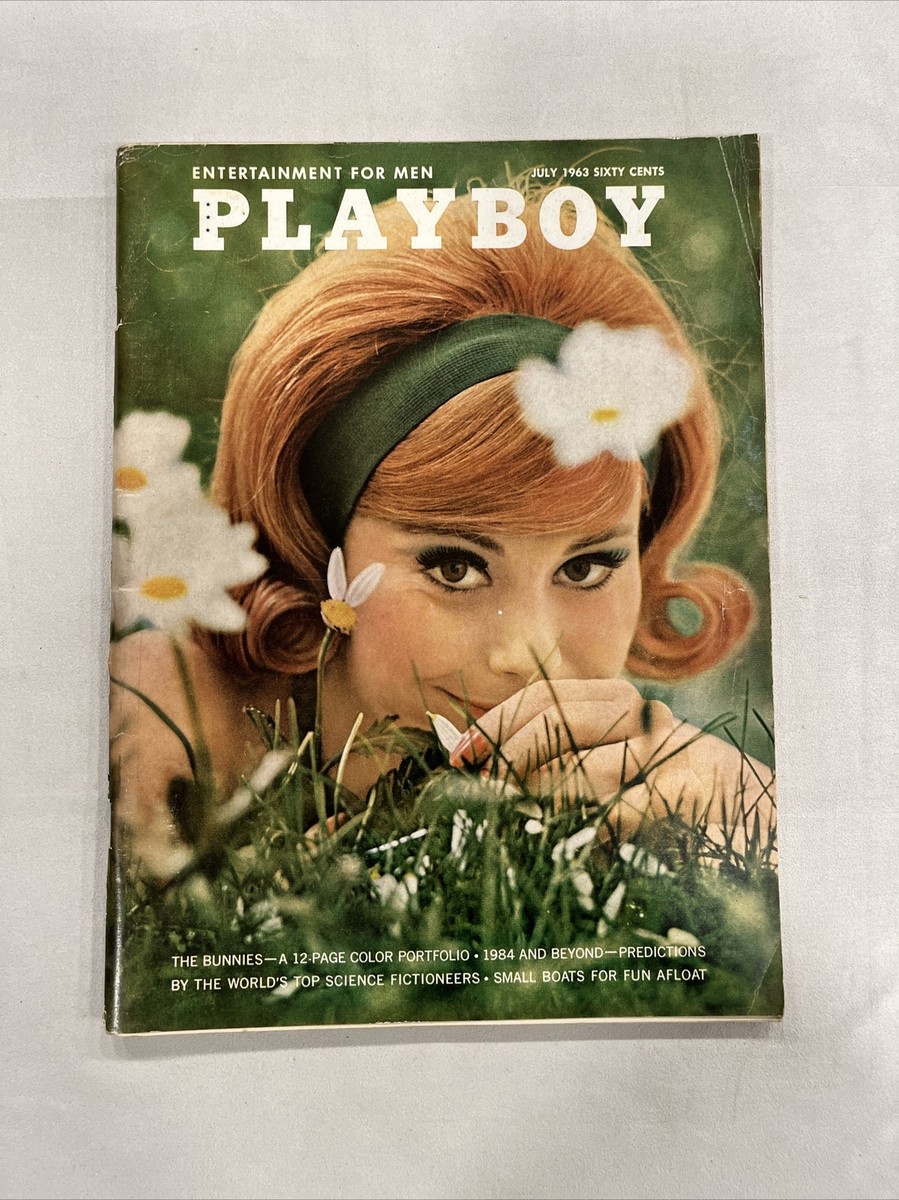 PLAYBOY 1963 JULY-DECEMBER 6号分 合本 Vintage Playboy Magazine July 1963 w/ Centerfold Carrie