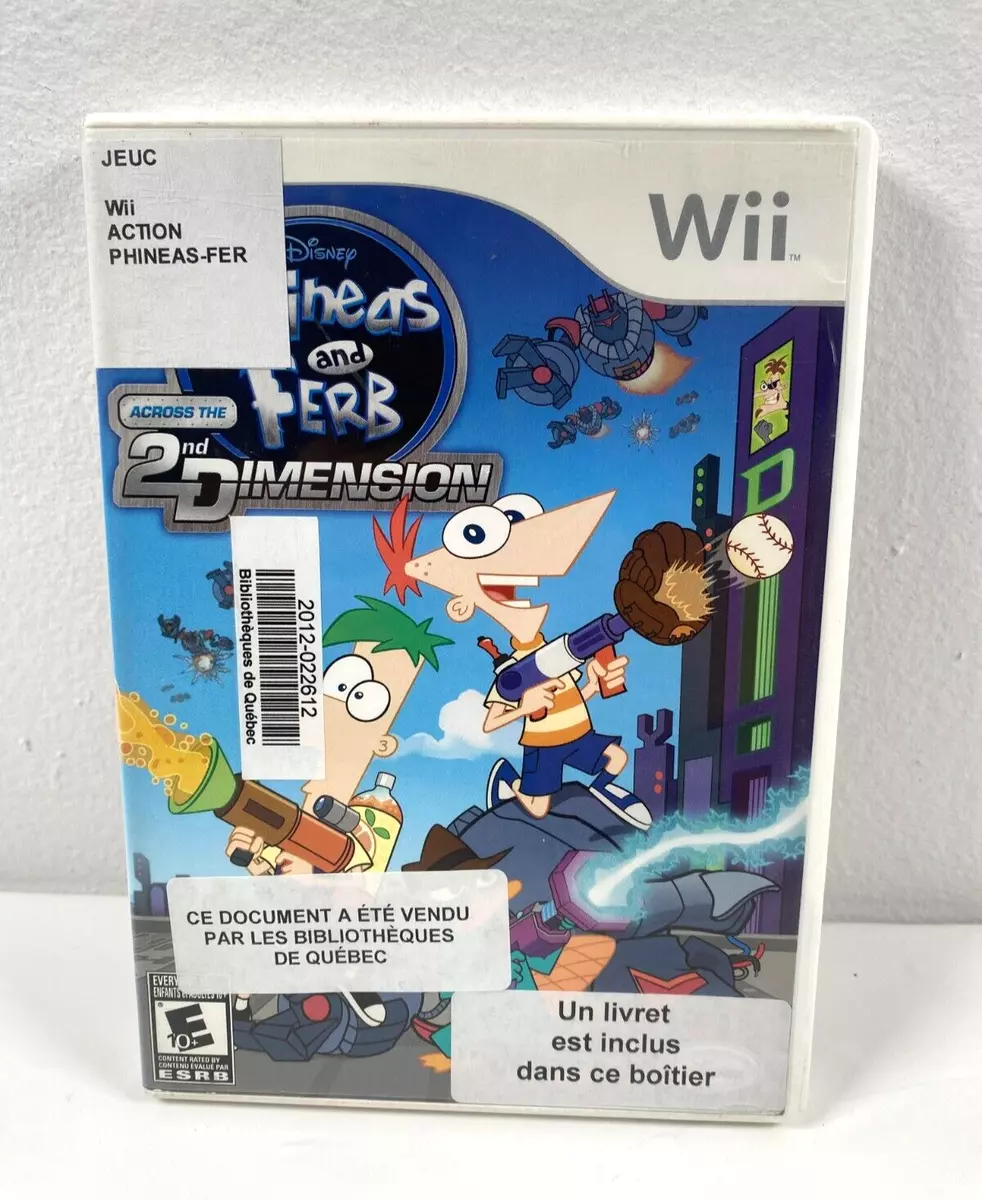 Phineas and ferb across the 2nd hot sale dimension wii