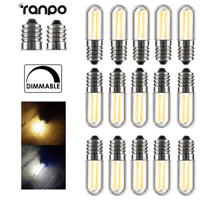 Dimmable Led Fridge Light Bulbs 1Watts 220V E14 Bulb E12 3000K Cool Warm White