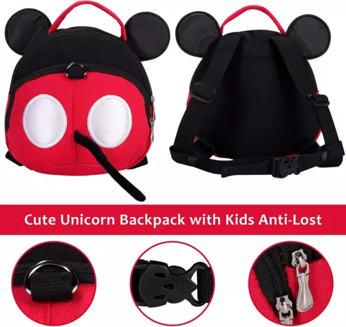 Kind Kleinkind Gurt Rucksack Leine Schultasche mit Anti-Lost Handgelenk Link Armband - Bild 12 von 57