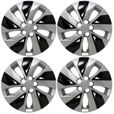 NEW Hubcap Set for Nissan Altima 2019-2023 Premium Replica 16-in Silver/Black