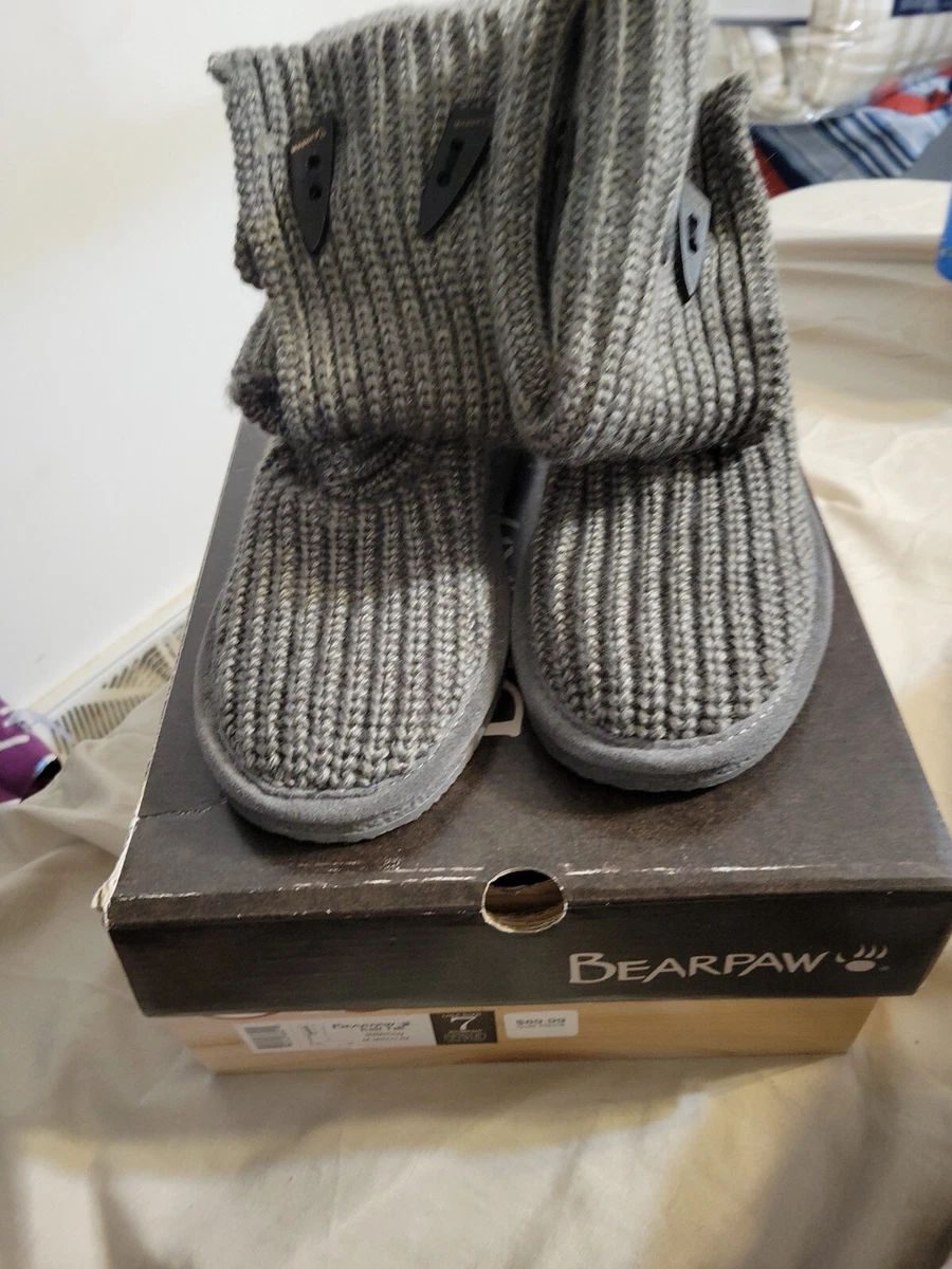 Bearpaw women's knit tall fold over boot cheap