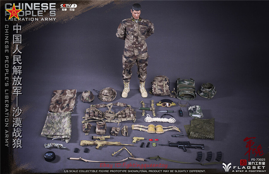 FLAGSET 73025 People's Liberation Army Desert Wolf 1/6 Figure