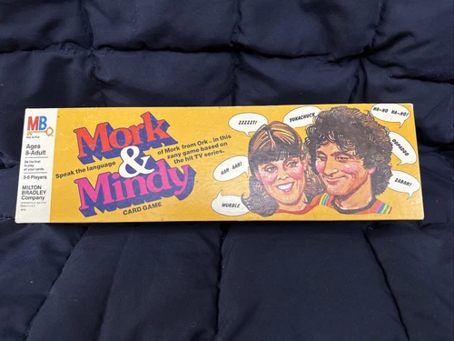 Vintage - 1979 Mork and Mindy Card Game - Milton Bradley - Made USA - Complete
