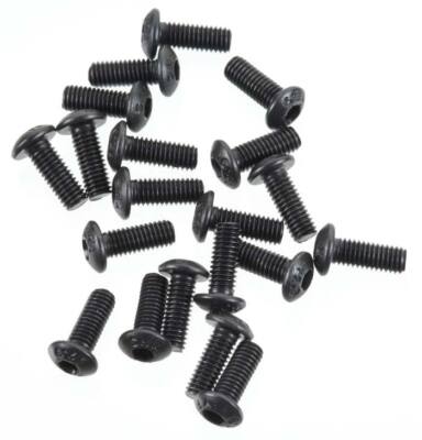 NEW Thunder Tiger Button Head Machined Screw 3x8mm (20) MT4 G3 PD0667