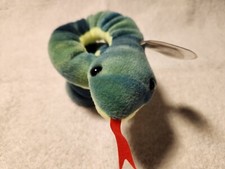 TY Beanie Baby Collection Retired 1997 Hissy The Snake PE 4185
