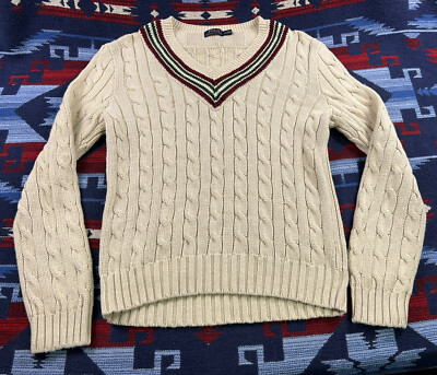 vintage polo knit sweater