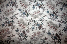 LITTLE SISTERS PRINT  IN BLUE FROM THE SMITHSONIAN BY RJR - 100% COTTON FABRIC