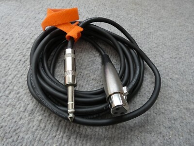 LIVE WIRE MIC MICROPHONE CABLE 10 FOOT