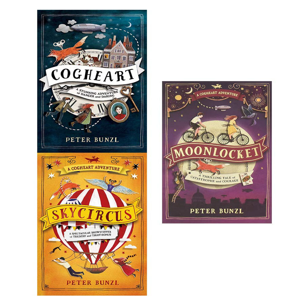 A Cogheart Adventure 2 Books Collection Set By Peter Bunzl paperback NEW