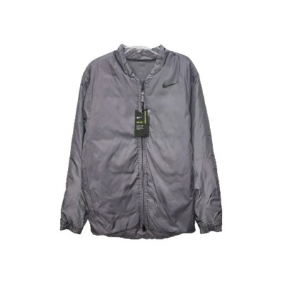 Nike Men s Sportswear Standard Fit Legacy Reversible Small Grey Coat Jacket