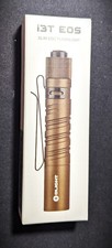 Olight I3T EOS Desert Tan EDC Flashlight With Clip