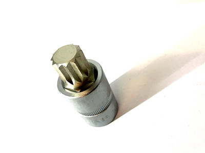 BERNER 1/2'' Bit-Stecknuss XZN, M16, 55 mm