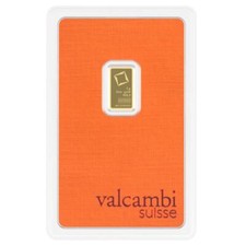 1 gram Gold Bar - Valcambi Suisse .9999 Gold Bullion Bar (In Assay) #A696 5116.52 per troy oz