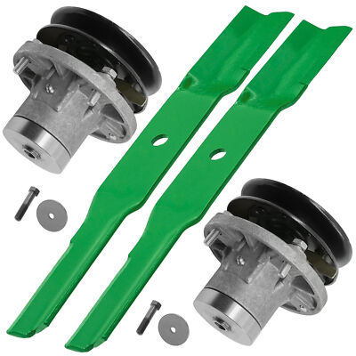 Deck Spindle & Blade For John Deere LX172 173 176 178 186 188 200 RX63 73 95 38''
