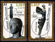 FRANCE  1999 TIMBRE DE SERVICE YT  n° 120 et 121 neufs ★★  luxe / MNH  (A)