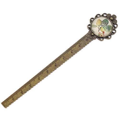 Vintage Metal Ruler For Needlework Measuring Tool DIY Clothes Sewing Accessories - Picture 2 of 14