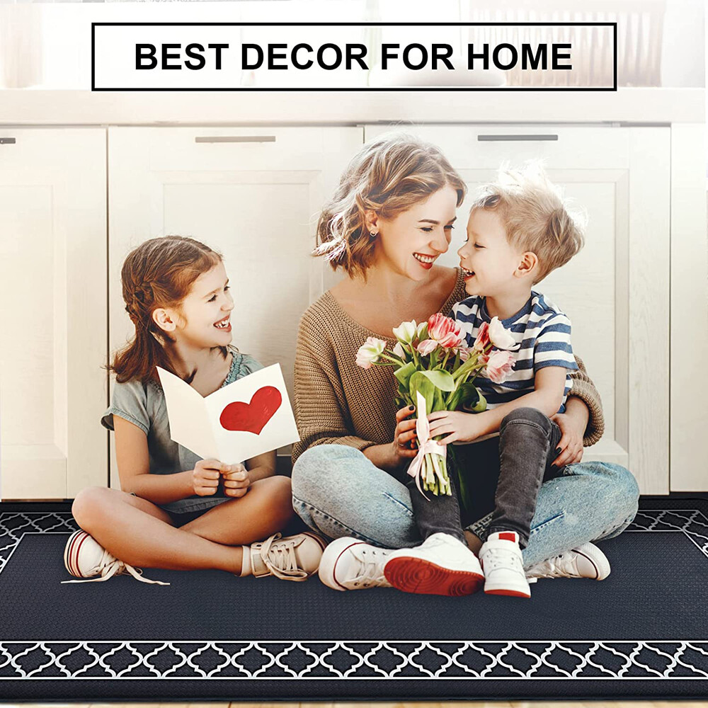 NonSlip Home Kitchen Door Mat Machine Washable Home Floor Rug Carpet