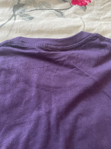 Girls Green2 Teddy Bear Baer Hadnosme Graphic Purple T-shirt. Size Large 10-12 - Picture 13 of 13