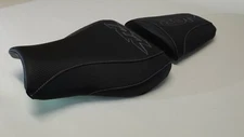 HONDA 2007/08/09/10/11  CBR 600RR FRONT & REAR SEAT COVERS BLACK C.F. TEXTURE