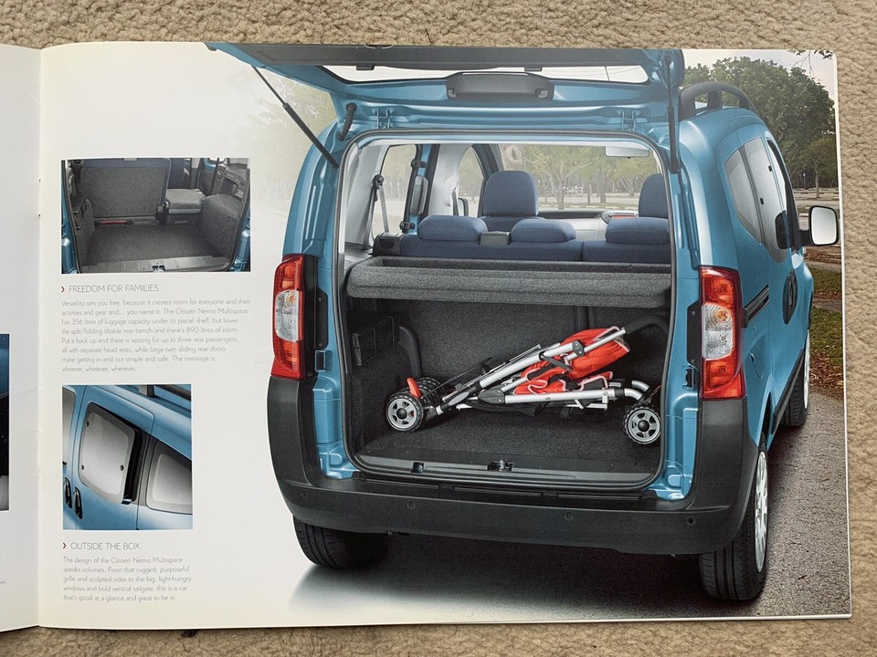 2011 Citroen Nemo Multispace Car Brochure (UK) eBay