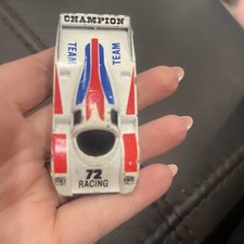 Vintage MAJORETTE SONIC FLASHER CHAMPION RACING TEAM 72 RACE CAR Rare Original