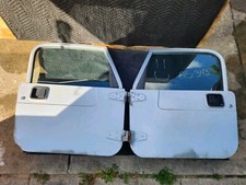 Jeep Wrangler Tj 97-06 Oem Hard Full Doors Door Pair Silver
