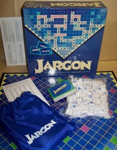 2003 Jargon Crossword Scrabble Game W Lingo Friendly Games Barnes