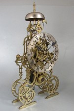 ANTIQUE SKELETON CLOCK Evans Handsworth CHAIN FUSEE passing bell strike RESTORE