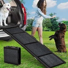 180cm Large Dog Pet Ramp Strong Folding Step Ramp Travel Dog Access Car Van SUV