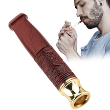 Zigarettenspitze Kurz Rot Holz Zigarettenhalter Reliefmuster Zigaretten Halterun