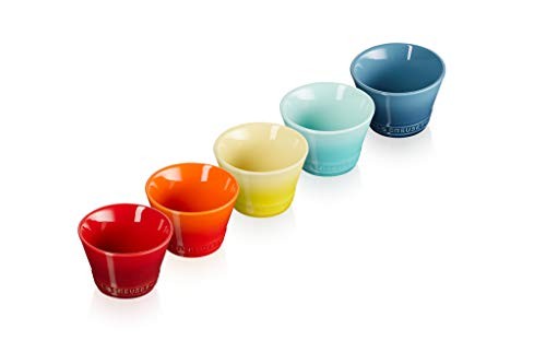 Le Creuset Neo Ball S Bowl 5pcs Set Rainbow Small Stoneware