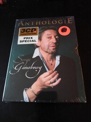 Serge Gainsbourg Anthologie Sealed 3 CDs 
