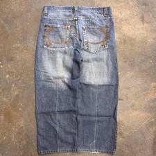 Y2K Karl kani embroidered baggy 2000  s jeans Wide leg special Size 39 x 28.5