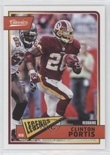 2018 Panini Classics Legends Red Back 62/299 Clinton Portis #190 0x1