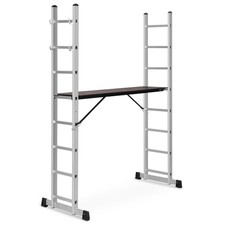 3in1 Leitergerüst Klappgerüst Multifunktionsgerüst Alugerüste Leiterbühne 150kg
