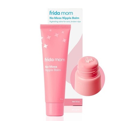 Frida Mom No-Mess Nipple Balm, Breast Care, Hydrating Sore Broken Nips, 1.5 oz