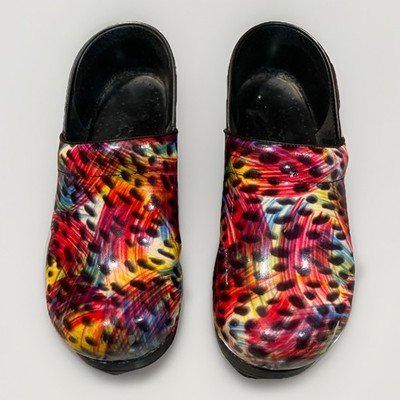 Dansko Clog Mule Professional Nurse shoes Multi Colors Women s Size 38 USA 7