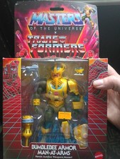 Mattel Masters of the Universe X Transformers BUMBLEBEE ARMOR MAN-AT-ARMS NEW