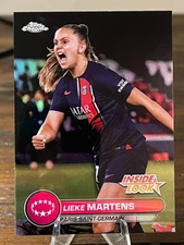 2023-24 Topps Chrome UEFA Women's UCL #IL-6 Lieke Martens Inside Look St Germain
