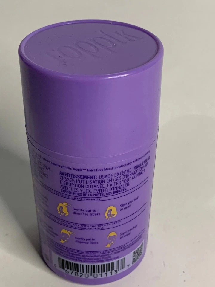 Microfibras voluminizadoras relleno capilar Toppik - marrón medio | 0,42 oz (12 g) Foto 4 de 4