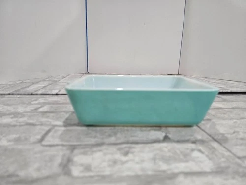 Vtg Pyrex Turquoise 1.5 Qt Refrigerator Casserole Dish 0503 NO Lid