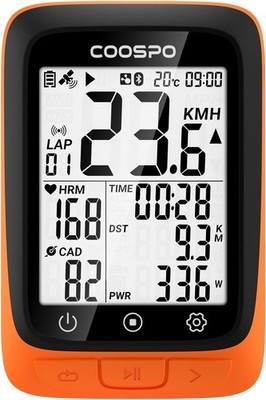 Fahrradcomputer GPS Coopso BC107 2 4 Zoll LCD ANT Bluetooth5