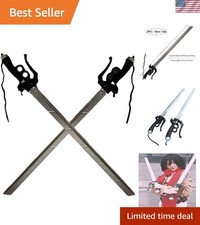 2PCS 37inch Attack Foam Swords - Safe EVA PU Cosplay Props for Halloween