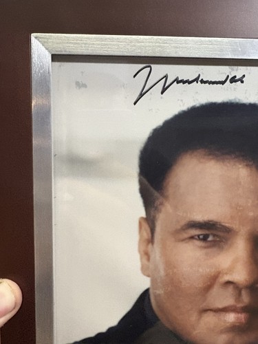 muhammad ali signed Picture Original No COA Poor Condition Estate Find See Pics - Picture 6 of 22