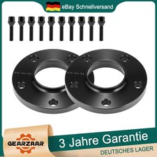 Spurverbreiterung Ø72.6 5x120mm 2x15mm Für BMW + Schrauben Spurplatte Schwarz