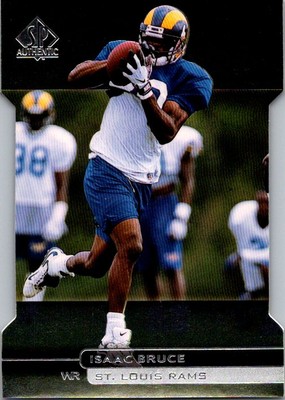 1998 SP Authentic #109 Isaac Bruce Die Cuts #/500
