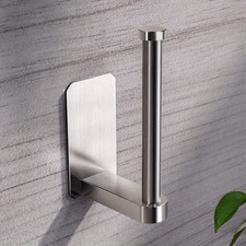 Toilet Paper Holder Wall Mount Tissue Handle Stainless Steel, Bathroom, Kitchen
