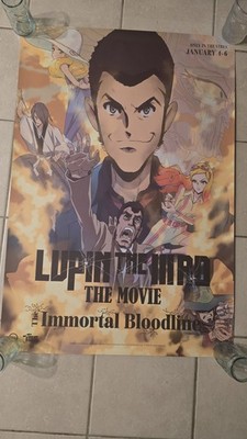 Lupin The IIIrd The Movie: The Immortal Bloodline Original Movie Poster 27x40 DS